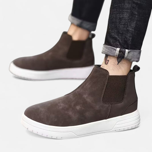 Samuel | Herren Chelsea Boots mit Elastikeinsatz – Stilvolle Knöchelstiefel im Vintage-Look für Alltag & Freizeit