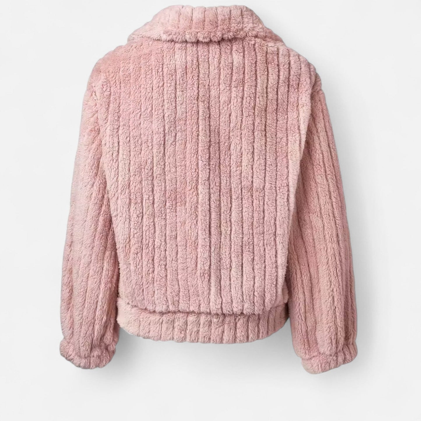 Edeltraud | Damen Plüschjacke mit Reverskragen – Weiche, Dicke & Stylische Übergangsjacke für Alltag & Freizeit