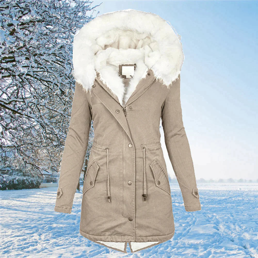 Gefütterter Damen Winterparka | Warme Eleganz für kalte Wintertage