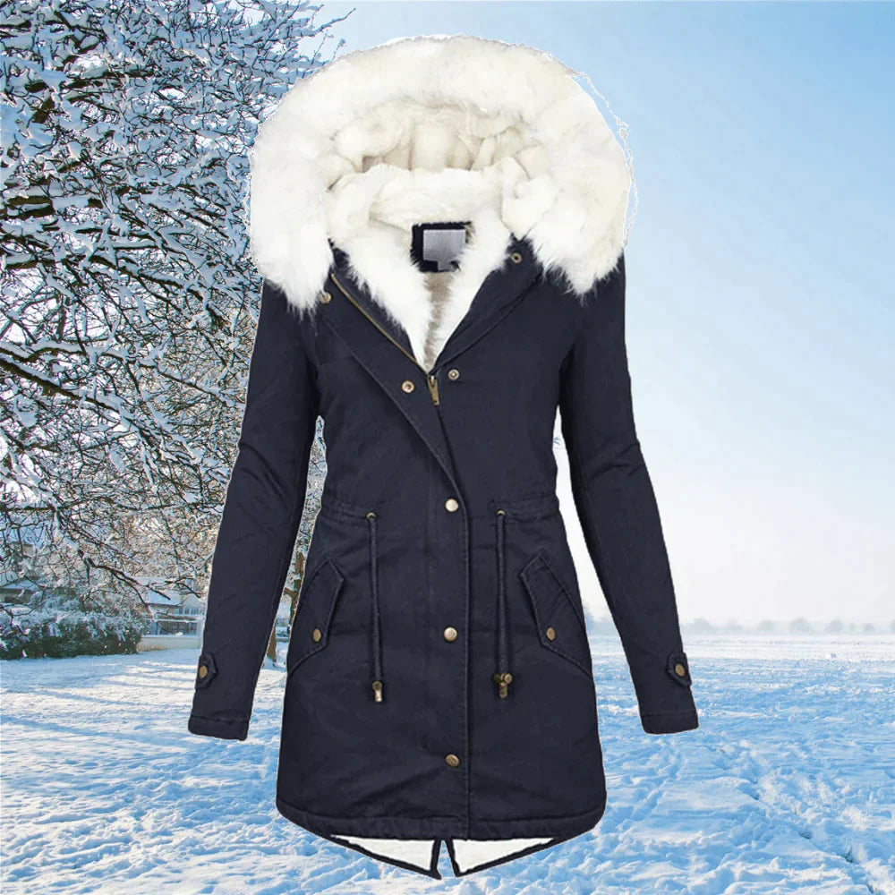Gefütterter Damen Winterparka | Warme Eleganz für kalte Wintertage
