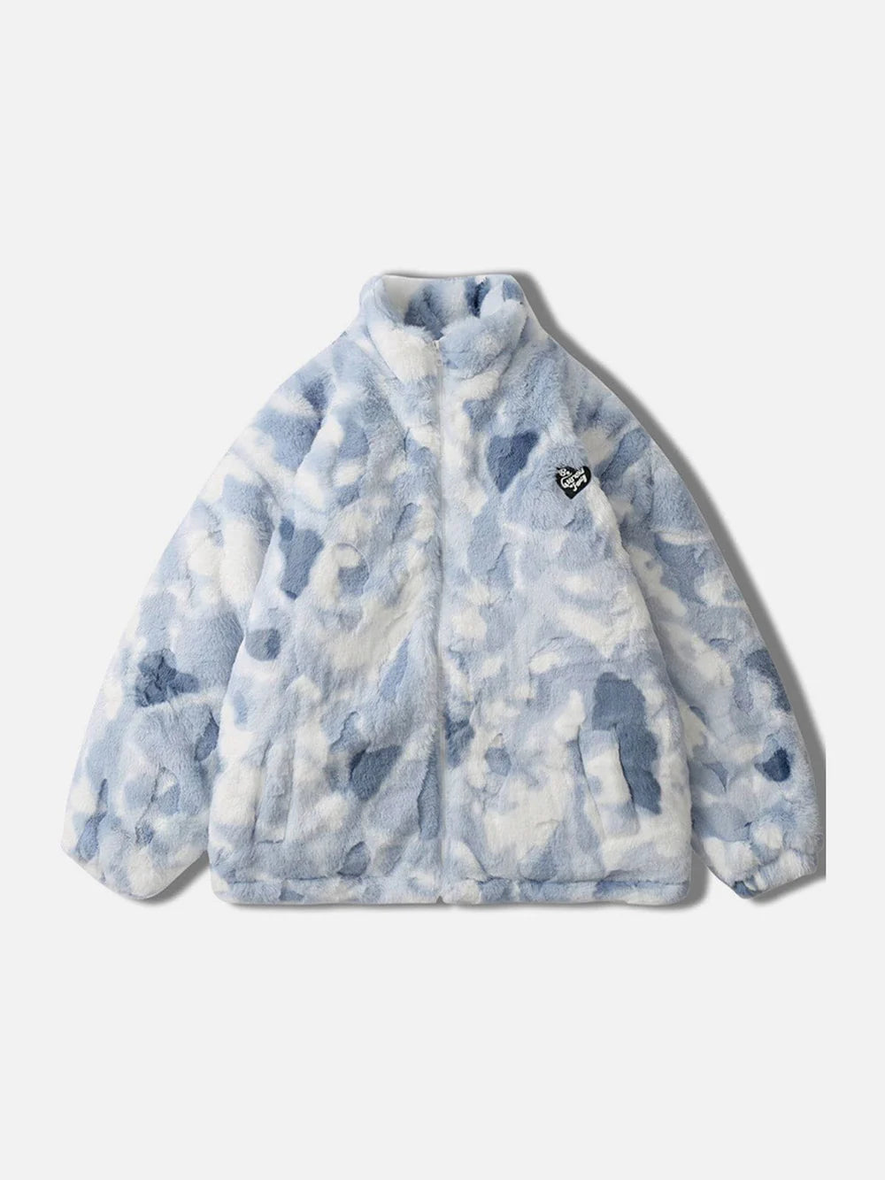 Kovalira | Damen Fleecejacke mit Farbverlauf und Tie-Dye-Effekt