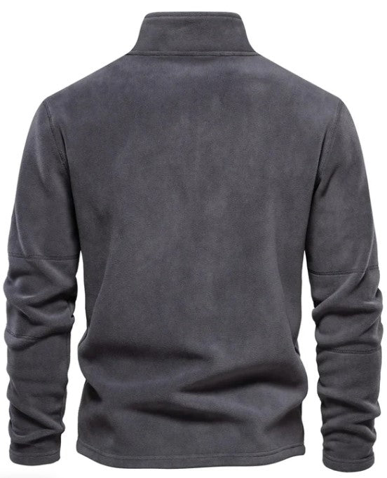 Kilian | Sweatshirt mit Reißverschluss und Kragen