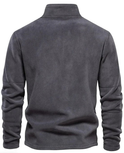 Kilian | Sweatshirt mit Reißverschluss und Kragen