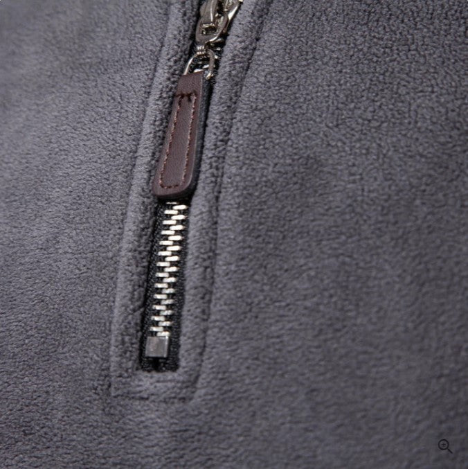 Kilian | Sweatshirt mit Reißverschluss und Kragen