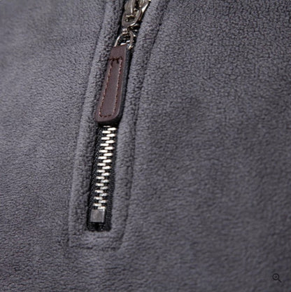 Kilian | Sweatshirt mit Reißverschluss und Kragen