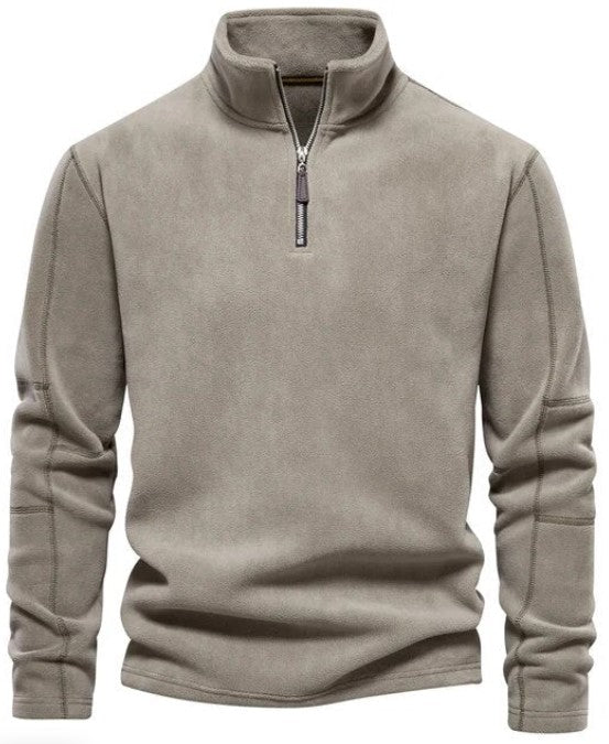 Kilian | Sweatshirt mit Reißverschluss und Kragen