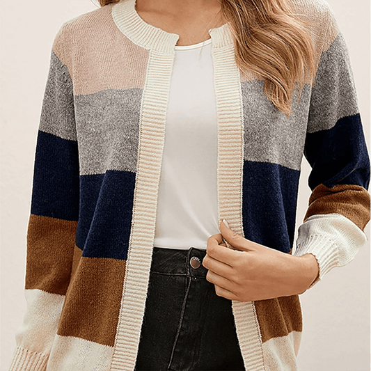 Neci | Stylisches Damen-Cardigan mit dicken Streifen