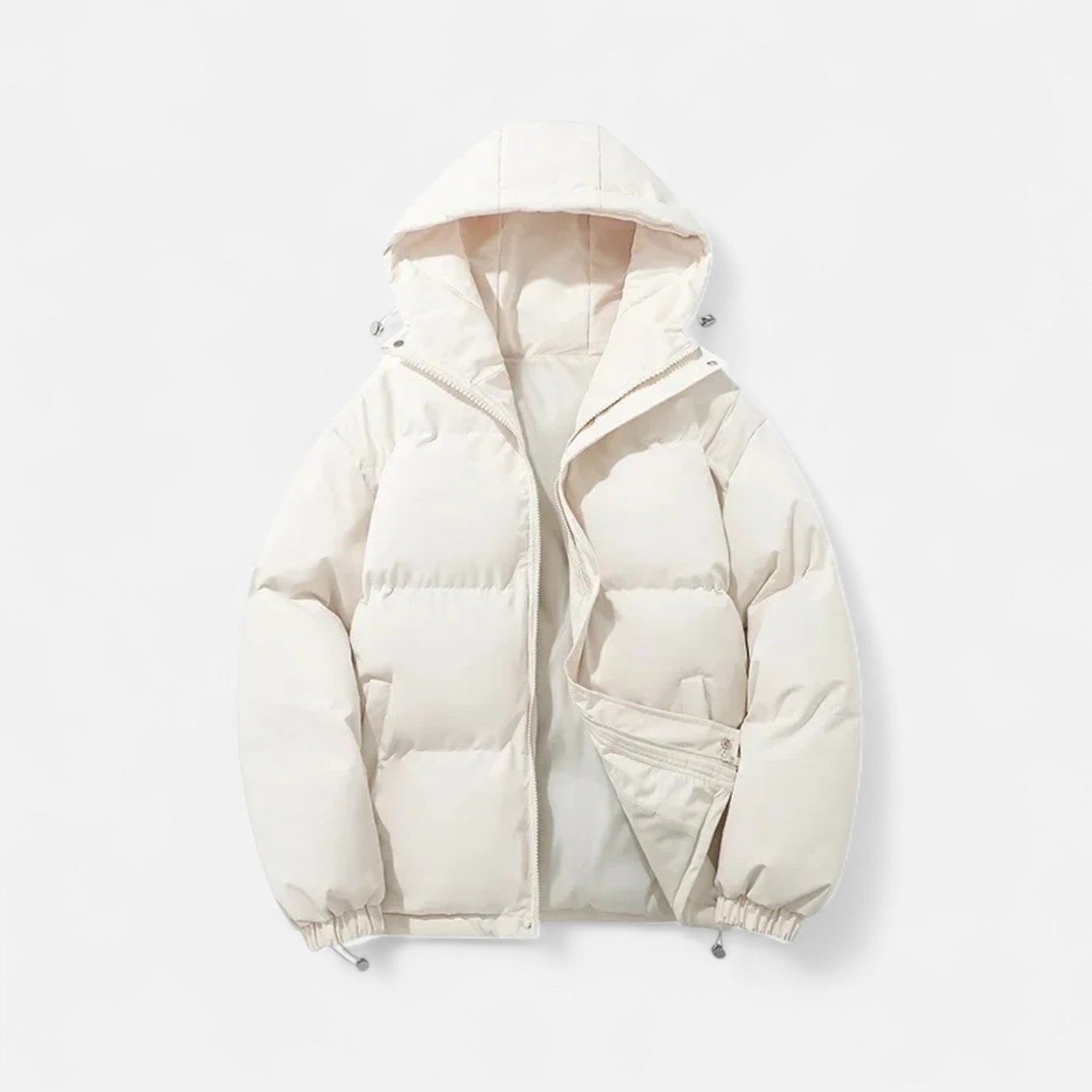 Hooded Cotton Puffer Jacket | Unisex, Leicht & Wärmend