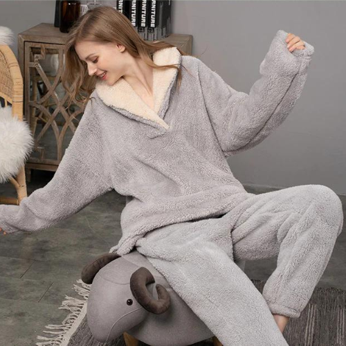 NachtFleece | Gemütliches Pyjama-Set für Damen