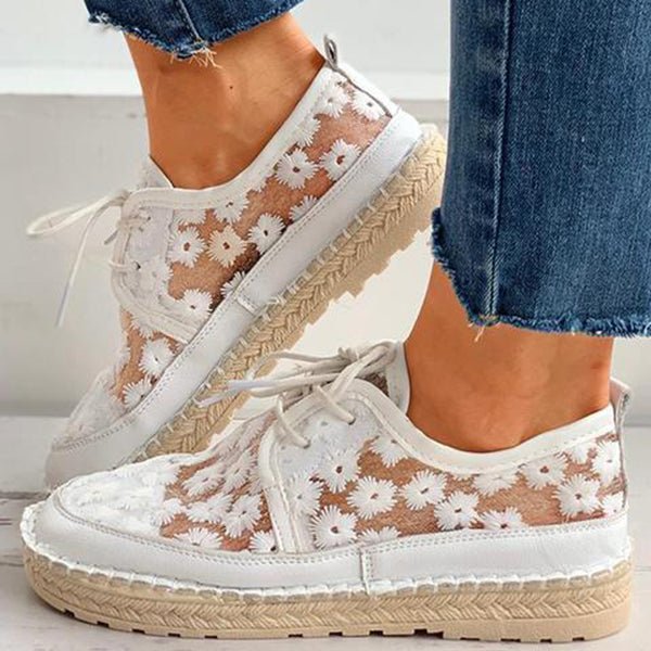 Bella |  Sommerliche Orthopädische Schuhe mit Blumenmuster