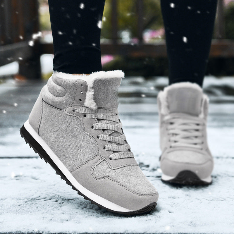 Tilda | Damen Fleecegefütterte Schnür-Winterschuhe – Orthopädische Winter Sneakers