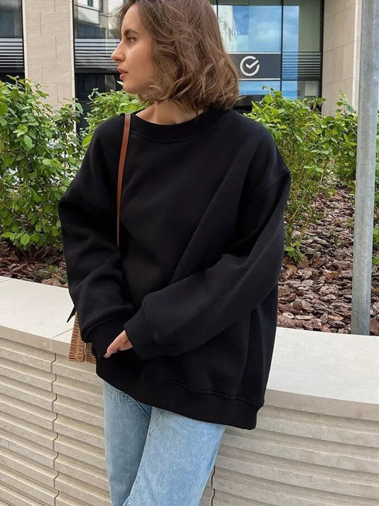 Orianna | Oversized Basic Pullover für lässigen Komfort