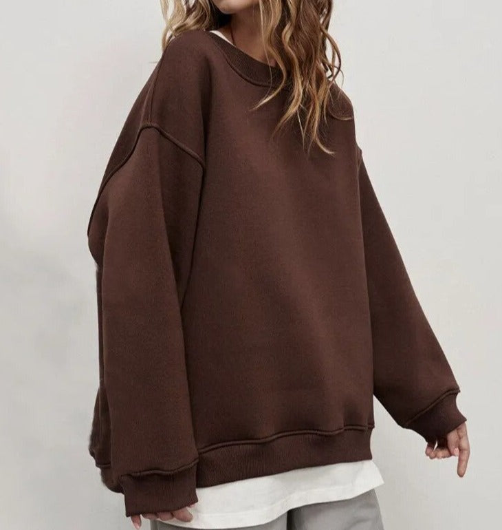 Orianna | Oversized Basic Pullover für lässigen Komfort