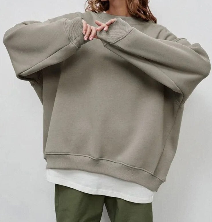 Orianna | Oversized Basic Pullover für lässigen Komfort