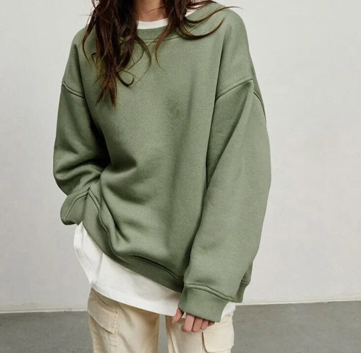 Orianna | Oversized Basic Pullover für lässigen Komfort